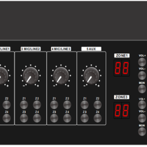 CMX (PA-4500MX) – Best 4-Zone Mixer Amplifier with USB/SD/FM/Bluetooth & 4×500W RMS Output
