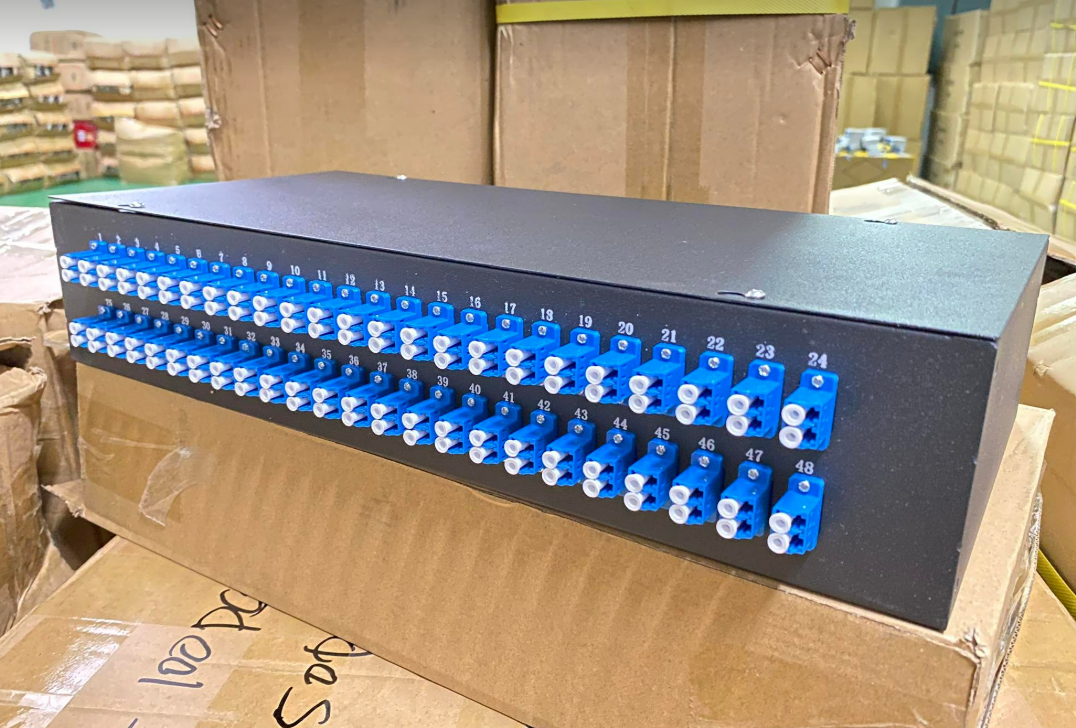 OCS (PP48LCLOAD) – Best 48-Port LC Loaded Fiber Patch Panel for Professional Fiber Optic Network Management