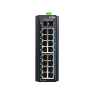 Wi-Tek (SP3018F) Industrial 16-Port Gigabit PoE+ Switch with 2× SFP