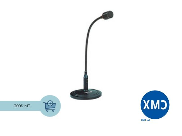 CMX (TM-300D) – Dynamic Tabletop Microphone with Balanced Output & Durable ABS Base - Image 3