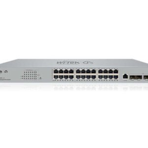 Wi-Tek (WI-PCMS528F-L3 V2) 24-Port Gigabit PoE+ L3 Managed Switch with 4× 10G SFP+