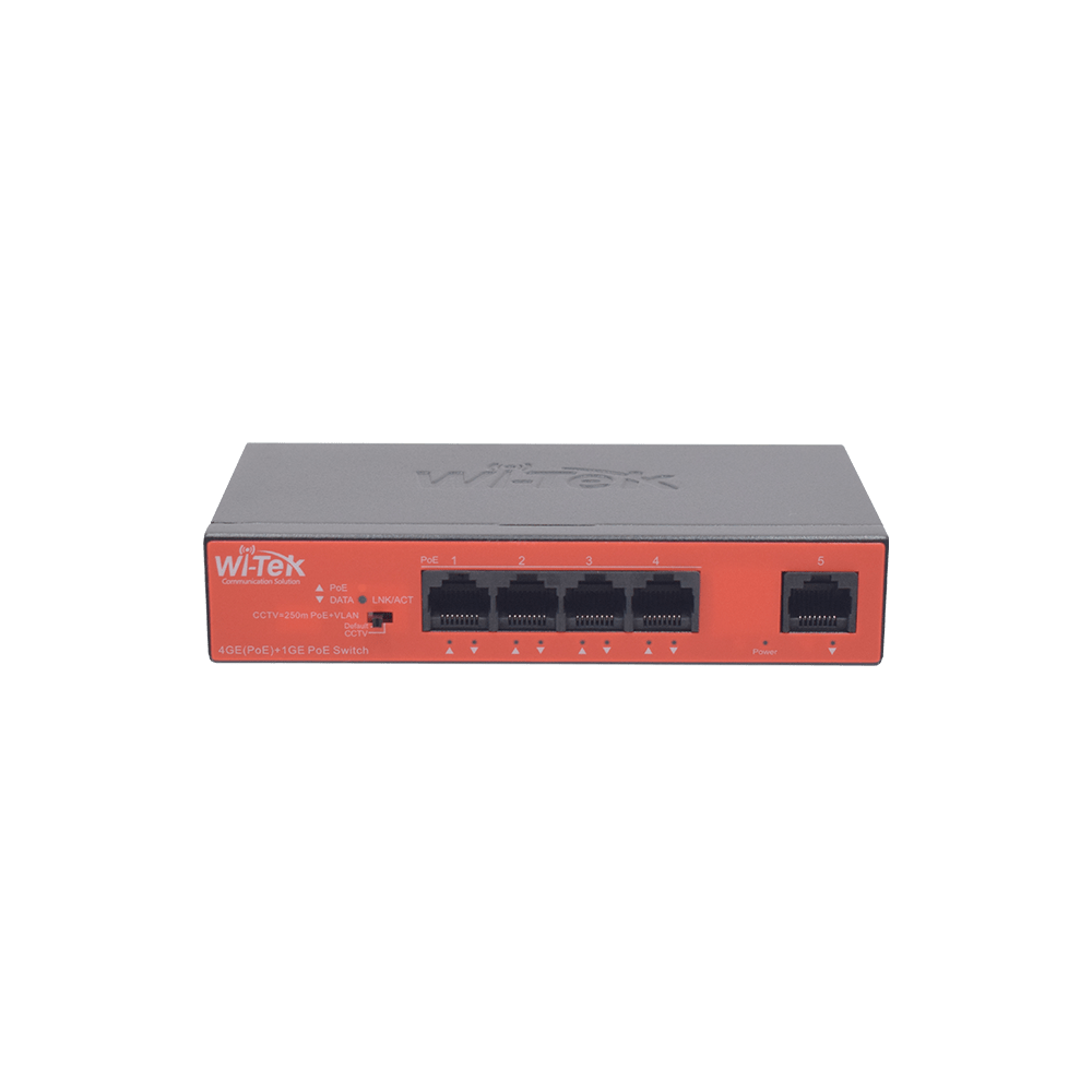 Wi-Tek (WI-PS305GH) 5-Port Gigabit PoE Switch with 250m CCTV Mode - Image 2