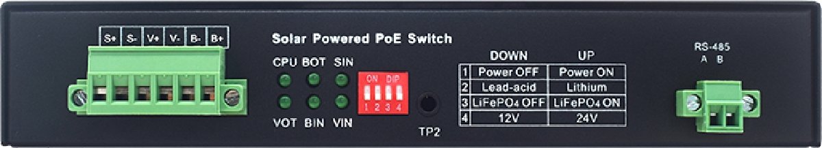 Wi-Tek (WI-PS306GF-UPS V4) Solar Powered Gigabit PoE Switch with UPS, 1× SFP & Cloud Management - Image 2