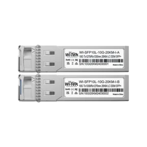 Wi-Tek (WI-SFP10L-20KM-I) Industrial 1.25Gbps Single-Mode BiDi SFP Optical Transceiver Module (20km)