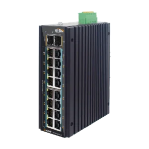 Wi-Tek (SP3018FM-L2) – Industrial L2 Managed PoE+ Switch | 16-Port Gigabit + 2× 2.5G SFP