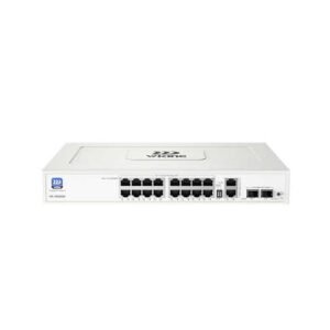 Wi-Tek (WK-PS320GF) – 16-Port Gigabit PoE Switch | 2× Gigabit Uplink + 2× SFP | 194W