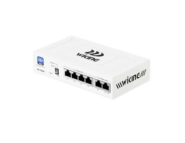 Wi-Tek (WK-PS206 V2) – 4-Port 100Mbps PoE Switch | 2× Uplink | 250m Extend - Image 2
