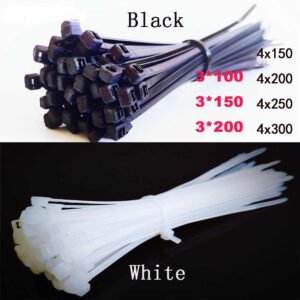 OCS (Nylon Cable Tie 4×300mm) – 300mm Nylon Cable Tie for Secure Cable Management & Installation